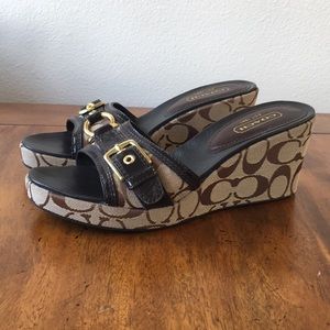 Coach Wedge Sandals